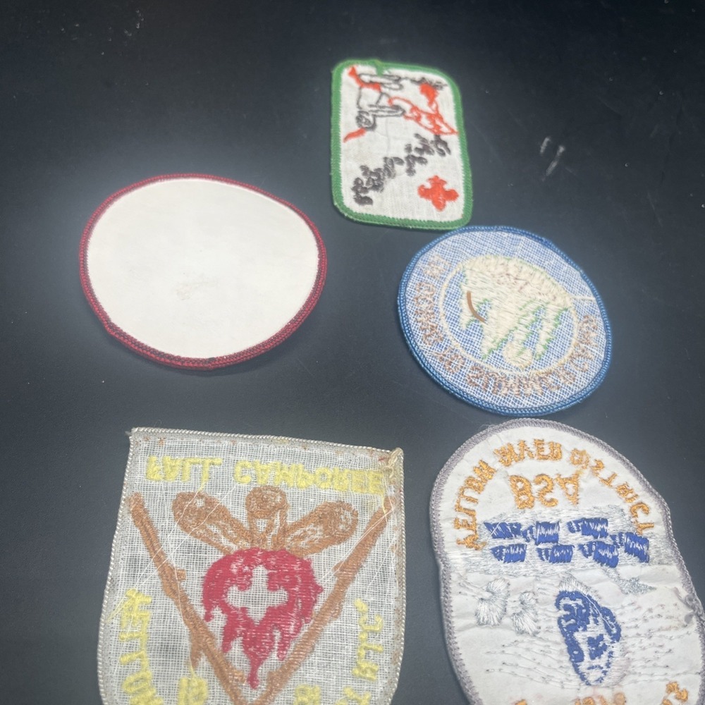 Vintage BSA Boy Scout Patch Lot (5) - 1978 1981 1982 Camporee, Scout Show - Picture 12 of 16